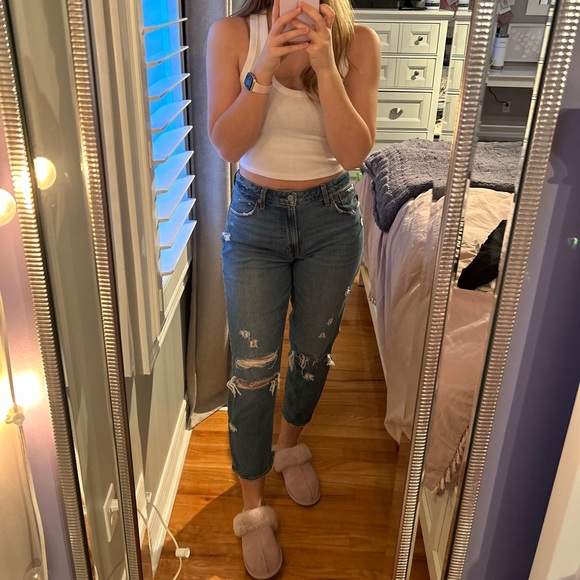 Abercrombie & Fitch Denim - Abercrombie Curve Love Mom Jeans